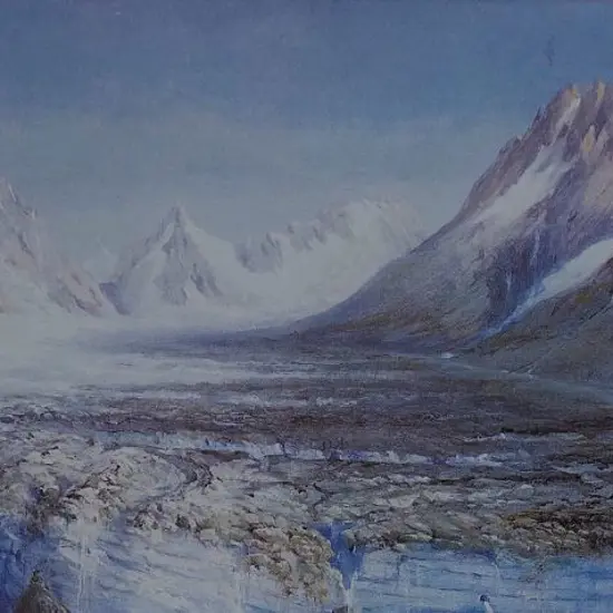 PEELE, James (1846-1905) - Great Clyde Glacier