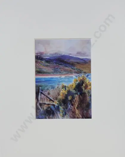 HODGKINS, Frances (1869-1947) - The Estuary, 1899 Image 1++