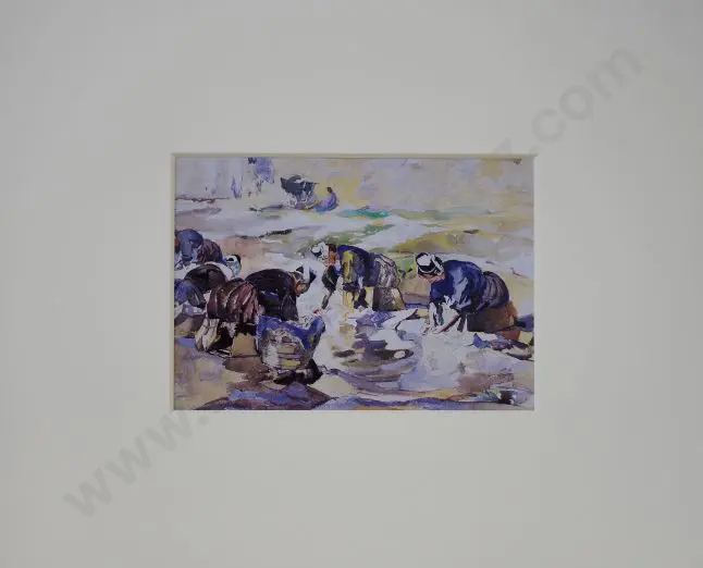 SHERWOOD, Maud (1880-1956) - Washer Women, Brittany Image 1++