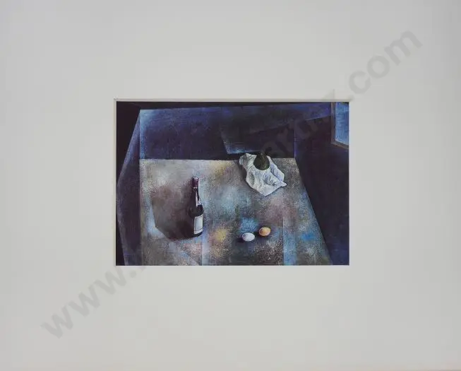 DAY, Melvin (1923-2016) - Wine, Avocado and Eggs, 1987 Image 1++