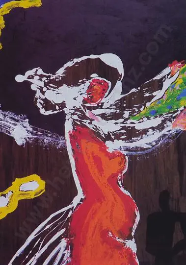 HANLY, Pat (1932-2004) - Bride and Groom Black, 1990 Image 1++