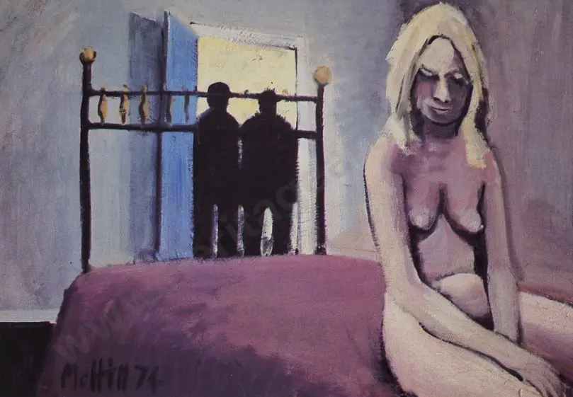 MOFFITT, Trevor (1936-2006) - Shall We Go In, 1974 Image 1++