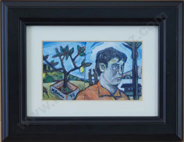 BROWN, Nigel (1949-) - Lemon Tree Self Portrait Image 1++