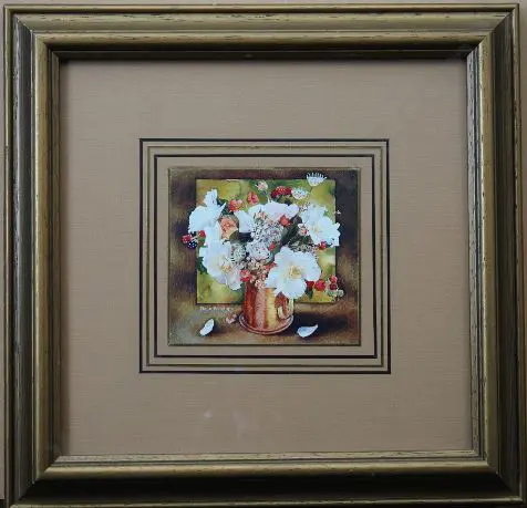 TICHBORNE, Nancy (N.Z.) - Rose 'Penelope' - Jug of Roses Image 1++