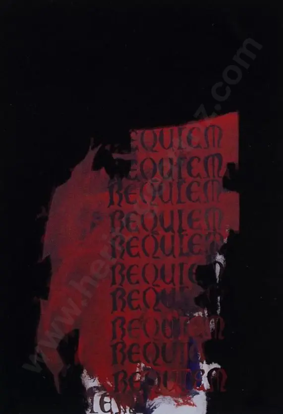 HOTERE, Ralph (1931-2013) - Requiem for Tony, 1974 Image 1++