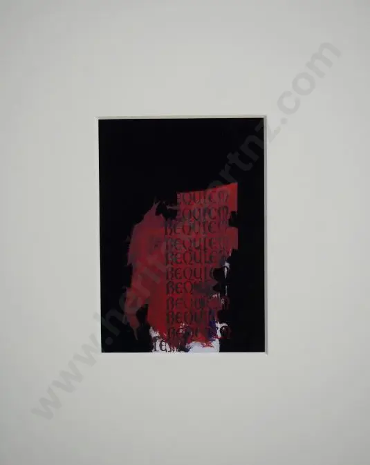 HOTERE, Ralph (1931-2013) - Requiem for Tony, 1974 Image 1++