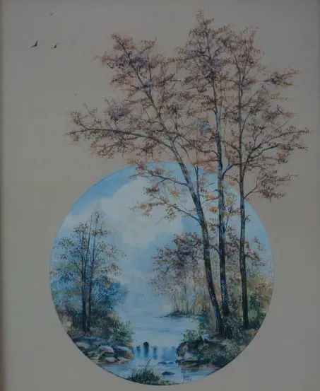 UNKNOWN - Stream with Trees Image 1++