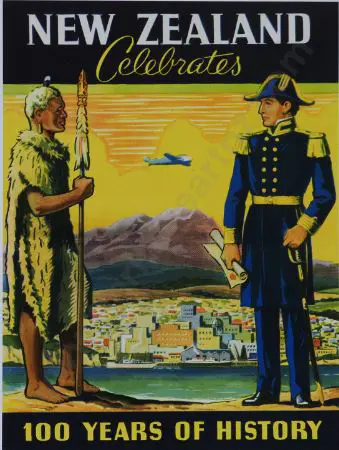 PROMOTING Prosperity - Ad from Book - New Zealand Celebrates 100 Years of History (1940 advert) Image 1++