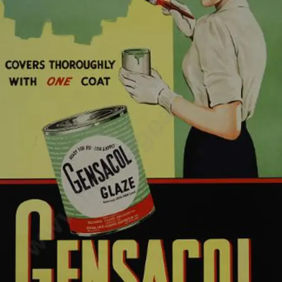 PROMOTING Prosperity - Ad from Book - Gensacol for All Interior Decoration