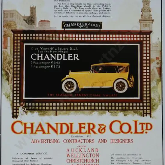 PROMOTING Prosperity - Ad from Book - Chandler & Co - Billboard Advertising Company c. 1930