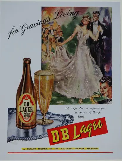PROMOTING Prosperity - Ad from Book - DB Lager - For Gracious Living Image 1++
