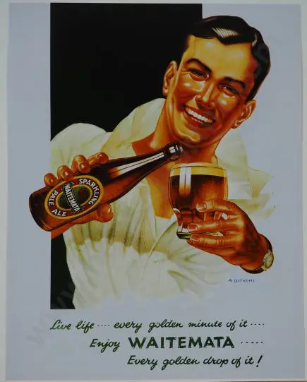 PROMOTING Prosperity - Ad from Book - Enjoy Waitemata Pale Ale - Every Golden Minute of It Image 1++