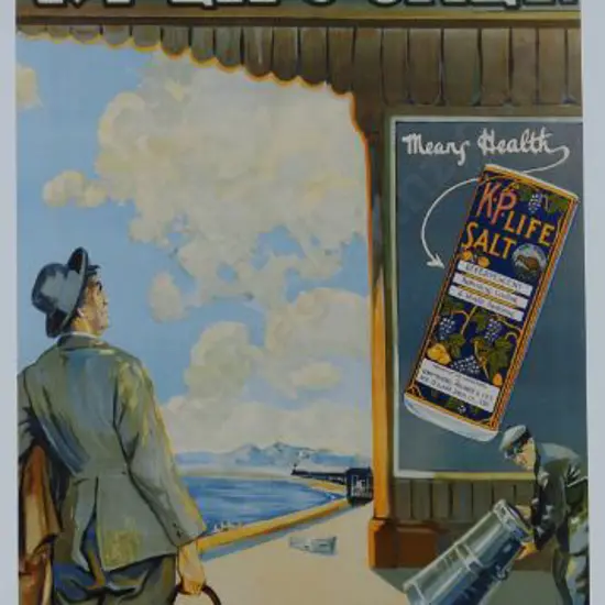 PROMOTING Prosperity - Ad from Book - KP Life Salt - Means Health