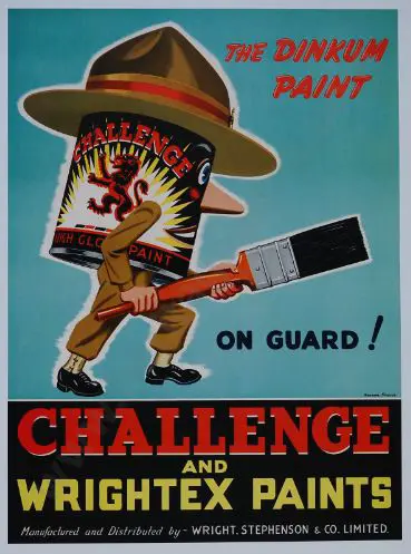 PROMOTING Prosperity - Ad from Book - Challenge Paints - The Dinkum Paint Image 1++