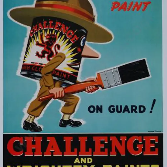 PROMOTING Prosperity - Ad from Book - Challenge Paints - The Dinkum Paint