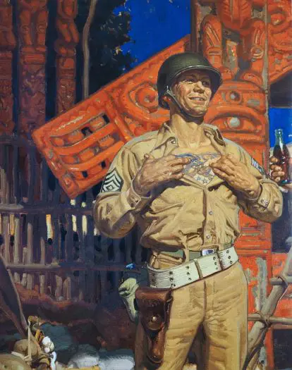 PROMOTING Prosperity - Ad from Book - American Soldier in New Zealand Featuring Coca Cola Image 1++