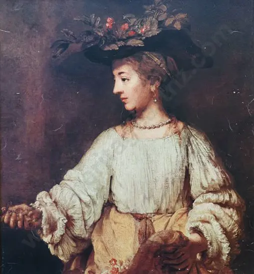 REMBRANDT van Rijn (1606-1669) - Aristocratic Lady with Hat Image 1++