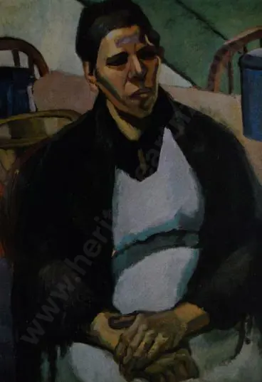 COLLIER, Edith (1885-1964) - Cornish Woman of Spanish Descent Image 1++