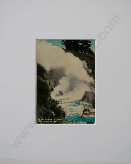 UNKNOWN - Champagne Cauldron, Wairakei, c.1900 Image 1++