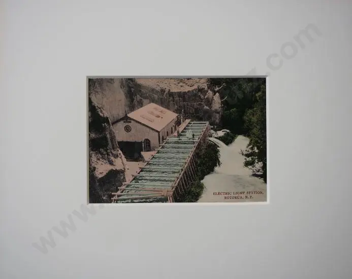 UNKNOWN - Electric Light Station, Rotorua, c.1900 Image 1++