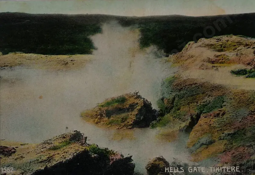 UNKNOWN - Hell's Gate, Tikitere, c. 1900 Image 1++