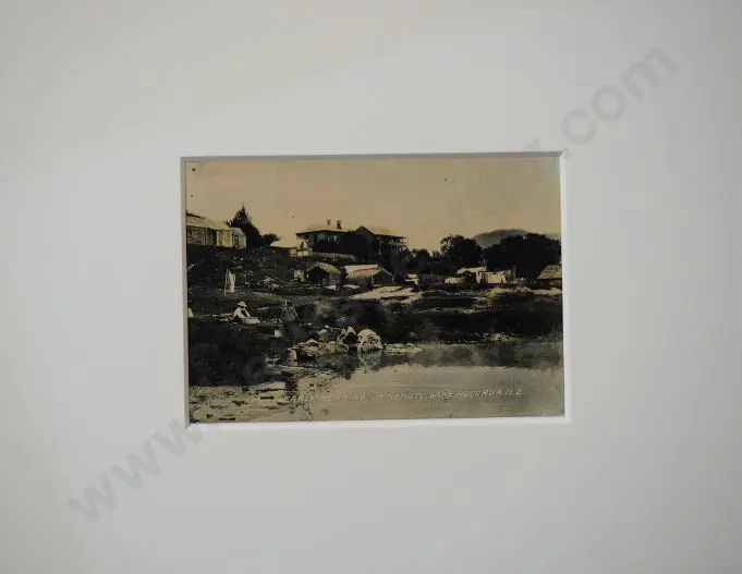 UNKNOWN - Early Morning, Ohinemutu, Lake Rotorua c.1900 Image 1++