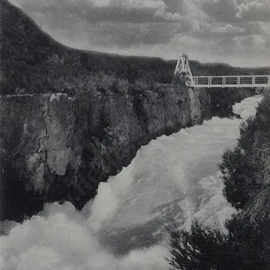 UNKNOWN - Huka Falls, Below the Bridge, near Taupo