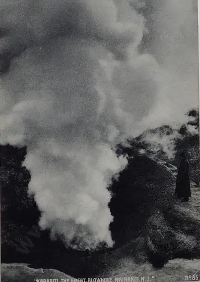 UNKNOWN - Karapiti, The Great Blowhole, Wairakei c.1900 Image 1++