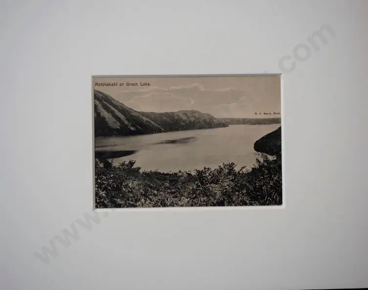 UNKNOWN - Rotokakahi or Green Lake c.1900 Image 1++