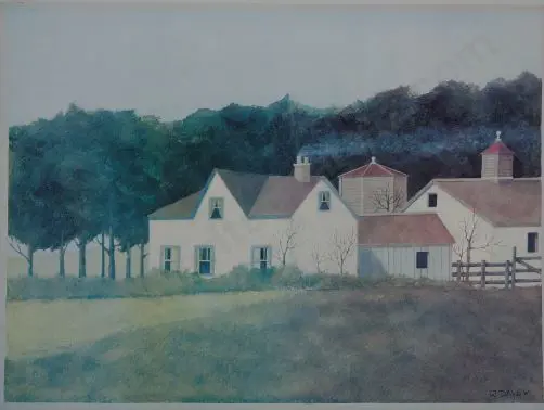 DAVEY, Ruth (1923-) - Country Home Image 1++