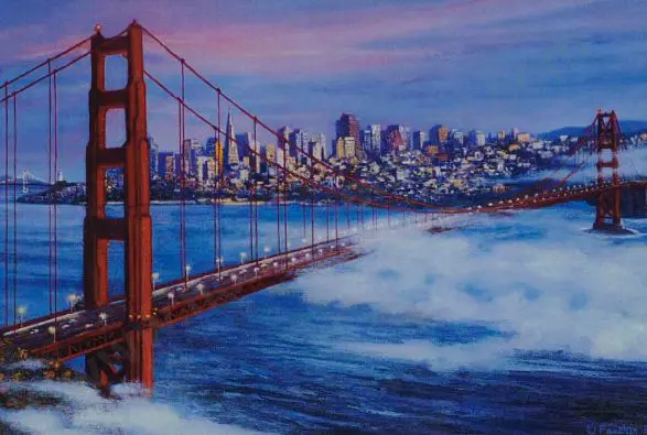 FAUCHER, Marge - Golden Gate Bridge, San Francisco Image 1++