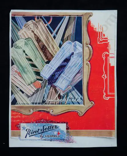 UNKNOWN - Lichfield Shirt Advert c. 1946 Image 1++