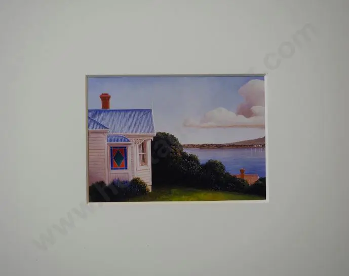 SIDDELL, Sir Peter (1935-2011) - House overlooking Waitemata Image 1++