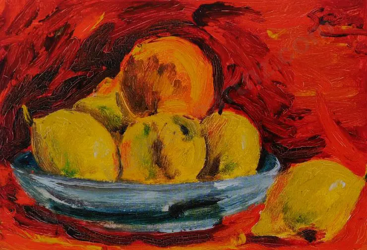 CAIRNCROSS, Sam (1913-1976) - Still Life with Lemons, 1956 Image 1++