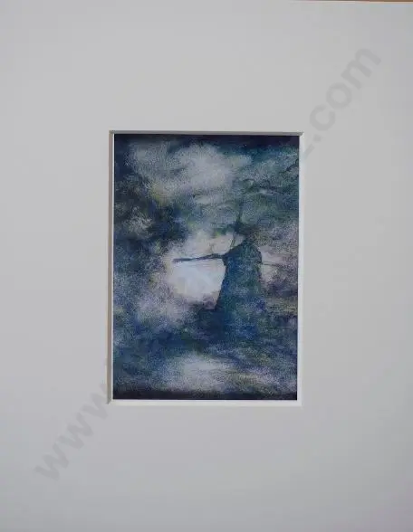 VAN der VELDEN, Petrus (1837-1913) - Stormy Windmill Image 1++