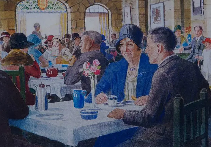 FITZGERALD, James (1869-1945) - Takahe Hotel, Christchurch, 1931 Image 1++