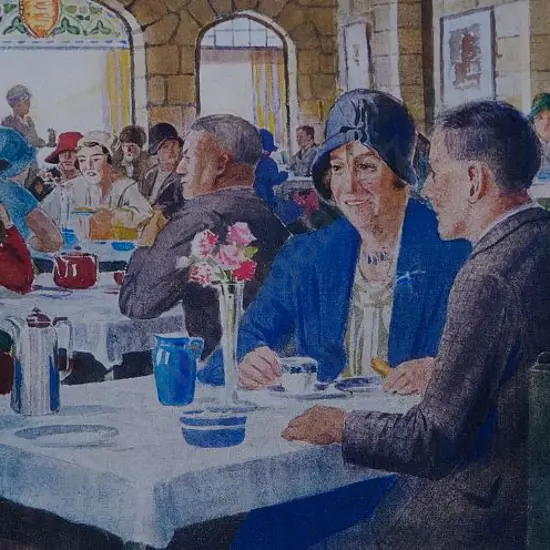 FITZGERALD, James (1869-1945) - Takahe Hotel, Christchurch, 1931