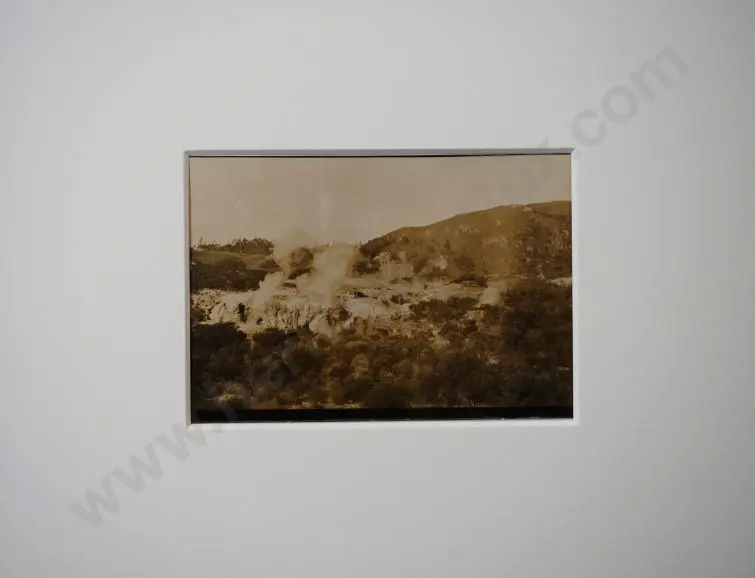 UNKNOWN - Thermal Activity, Whakarewarewa, Rotorua, c.1900 Image 1++