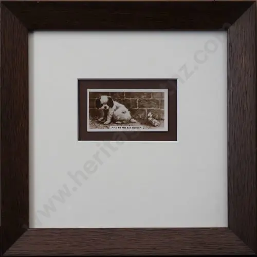 UNKNOWN Artist - I'll Go and Eat Worms (Forlorn looking Spaniel) Image 1++