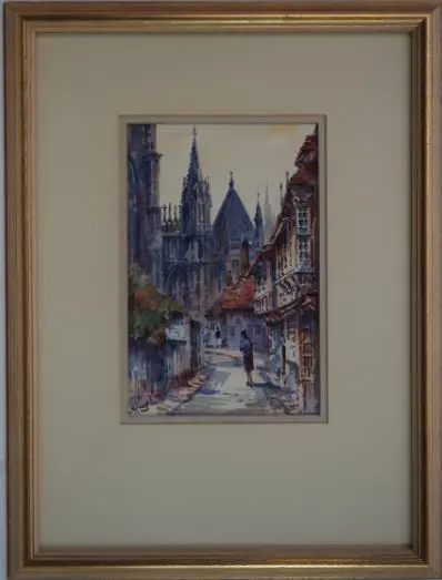 PROUT, Anthony A. (1946-) - Backstreet, York Image 1++