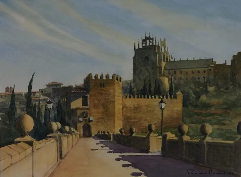 HOMES, Ronald (20th Cent.) - Mediterranean Fortress Image 1++