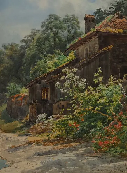 WAY, Charles Jones (1835-1919) - A Neglected Corner Image 1++