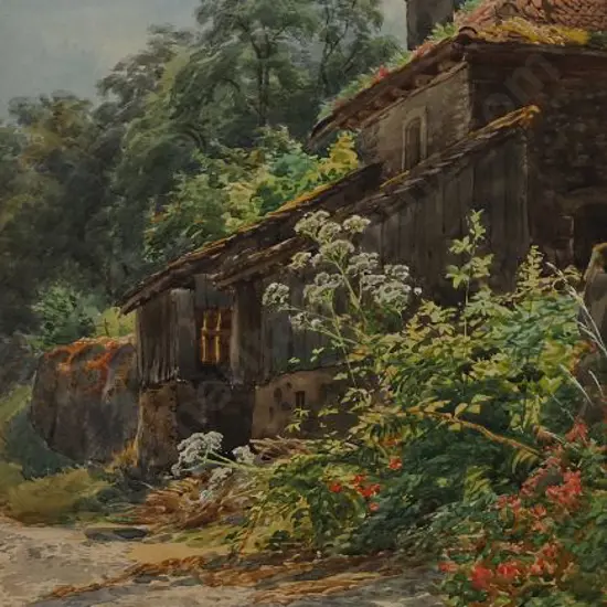 WAY, Charles Jones (1835-1919) - A Neglected Corner