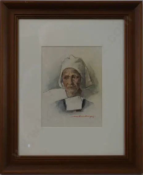 MENPES, Mortimer (1855-1938) - Woman of Brittany Image 1++