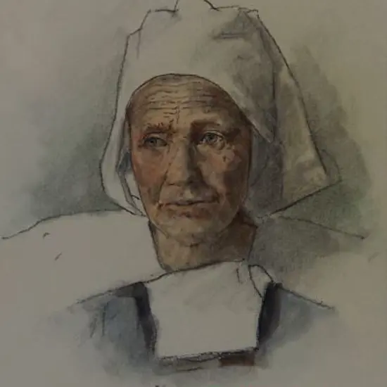 MENPES, Mortimer (1855-1938) - Woman of Brittany