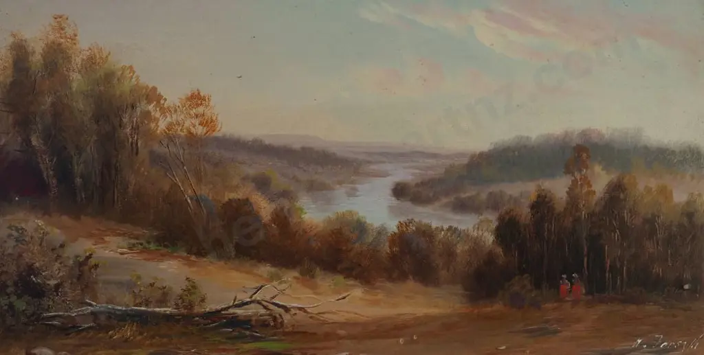 FORSYTH, Alfred William (1860s - 1909) - Tumut River, New South Wales Image 1++