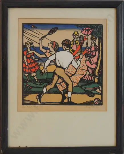 PROCTOR, Thea (1879-1966) - The Game (1926) Image 1++