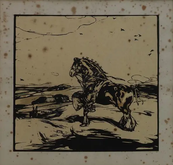 NICHOLSON, William (1872-1949) - The Shire Horse Image 1++