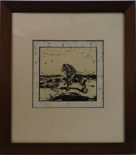 NICHOLSON, William (1872-1949) - The Shire Horse Image 1++