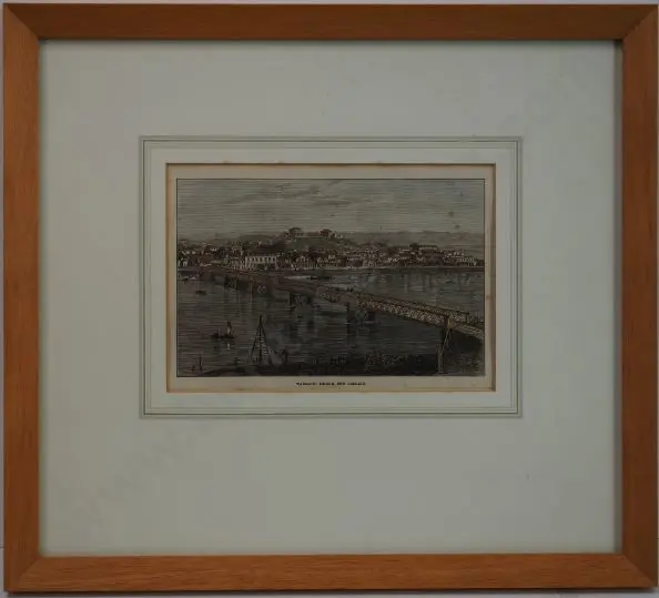 ILLUSTRATED London News - Wanganui Bridge, New Zealand, April 6, 1872 Image 1++